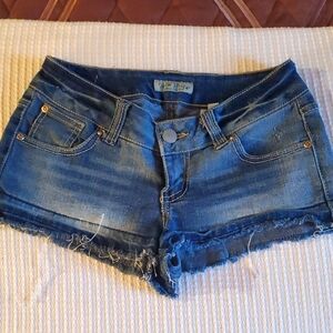Paris Blues Blue Denim Women's Jean Shorts
